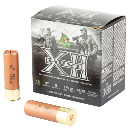 HEVI-Shot HS51206 HEVI-XII Waterfowl 12 Gauge 3 1-3/8oz #6 1500 fps