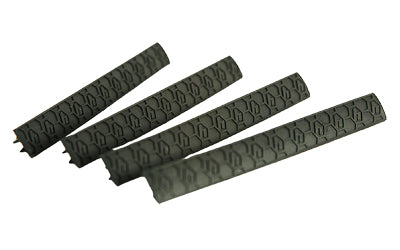 HEXMAG M-LOK Low Profile Rail Covers 4-Slot WedgeLok Attachment, AR-15 Handguard, Black HX-MLC-4PK-BLK