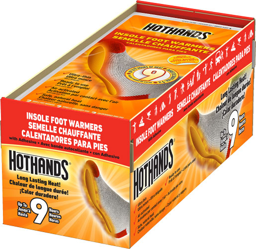 HotHands Foot Warmer Insoles 16 Pairs 9 Hour Adhesive Heat