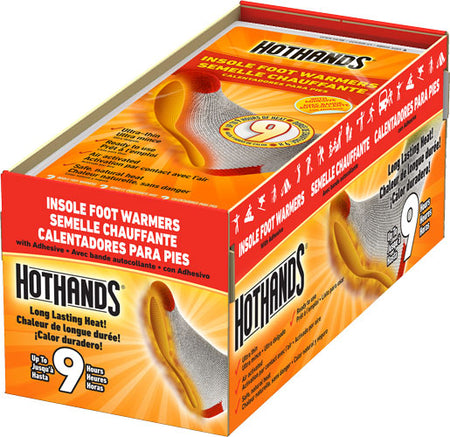 HotHands Foot Warmer Insoles 16 Pairs 9 Hour Adhesive Heat