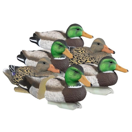 Higdon Outdoors Mallard Standard Foam Filled Decoy Set 6 Pieces
