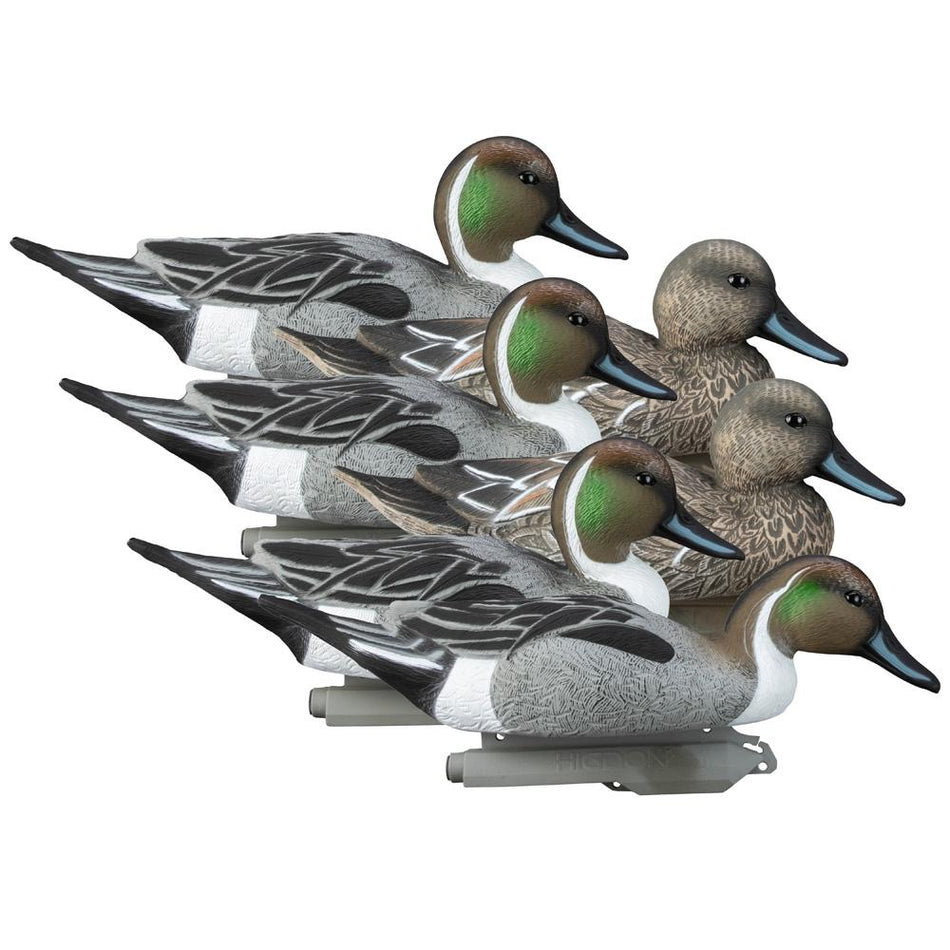 Higdon Outdoors Standard Pintail Duck Decoy 6-Piece Foam Filled Set