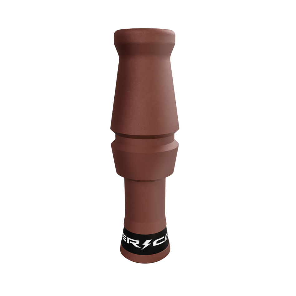 Power Calls Wood Duck Pan-Style Mouth Call Mylar Reed Rust Finish