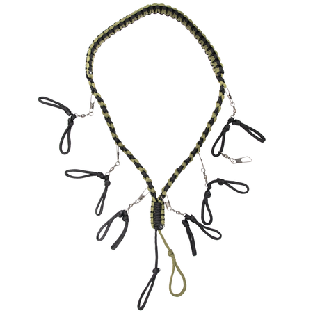 Power Calls Waterfowl 7-in-1 Call Lanyard Adjustable 550 Paracord 7 Swivel Snaps