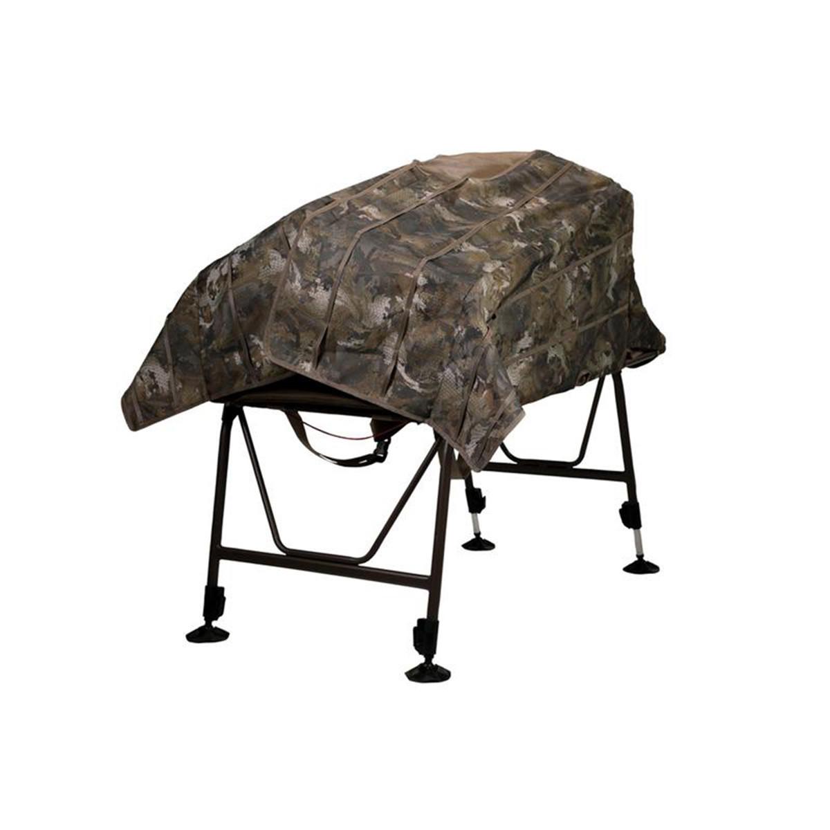 MOmarsh InvisiMan Ground Hunting Blind with Backpack Straps Optifade Timber