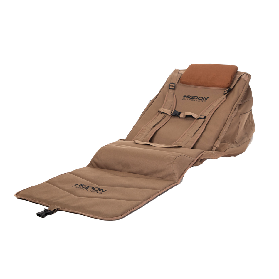 Higdon Hot Shot Dirt Waterfowl Layout Blind with Waterproof Bottom and Backpack Straps