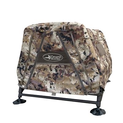 Higdon MOmarsh Low-Profile Field House Dog Blind - Gore Optifade Marsh Camo