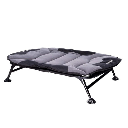 MOmarsh Home Cot Elevated Pet Cot Bed Grey Easy Fold Travel