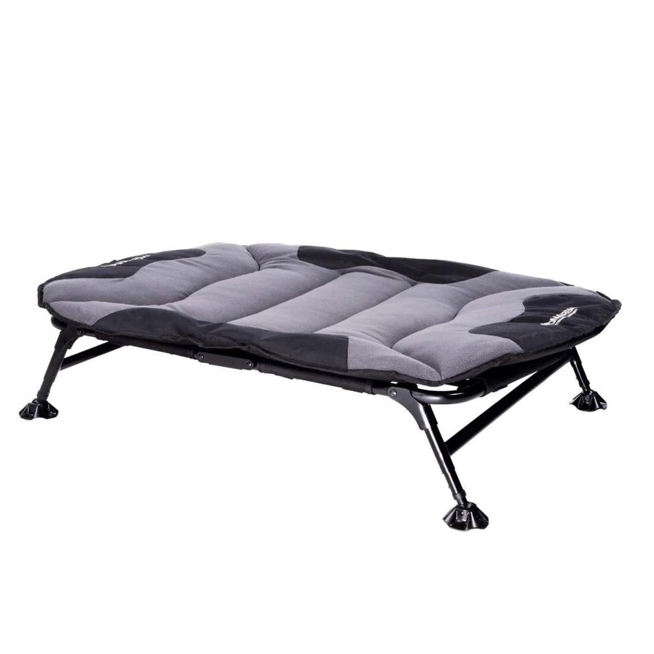 MOmarsh Home Cot Elevated Pet Cot Bed Grey Easy Fold Travel