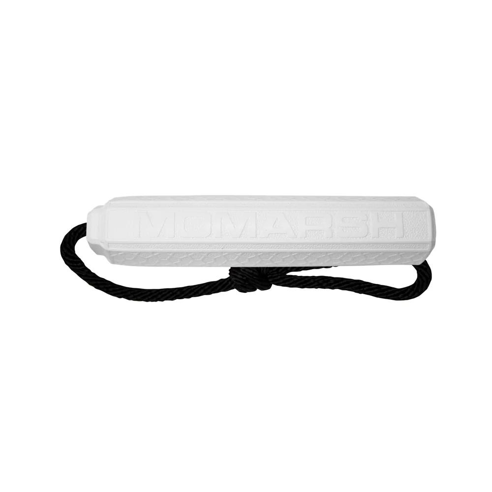 MOmarsh Medium White Training Bumper for Retriever Dogs - Mark Version