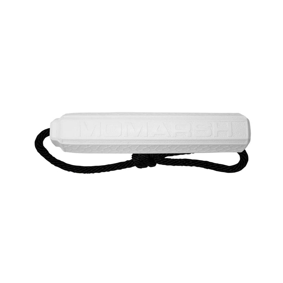 MOmarsh Medium White Training Bumper for Retriever Dogs - Mark Version