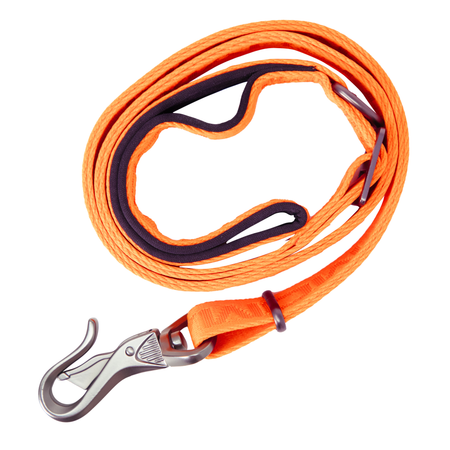 MoMarsh Adjustable Dog Leash Hunter Orange 47-72" Machine Washable