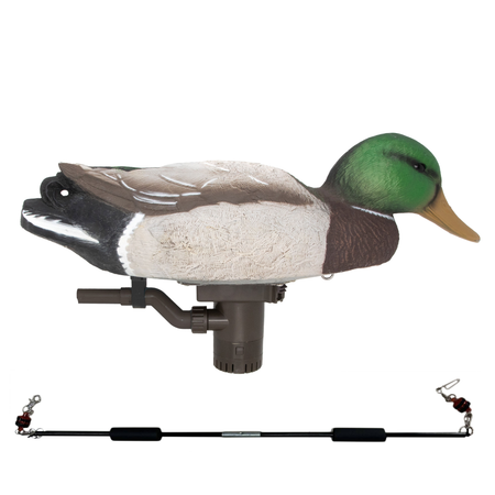 Higdon Battleship Swimmer PRO Guide Pack Motorized Mallard Drake Decoys