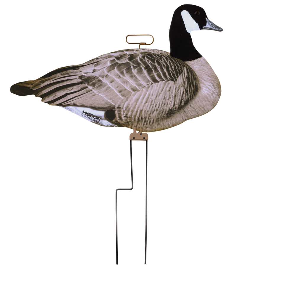 Higdon FLATS Magnum Canada Goose Fully Flocked Motion Silhouette 12 Decoys