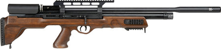 Hatsan BullBoss .25 PCP 1000fps Wood/Black Air Rifle 2-Magazine Set
