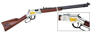 Henry H004AF Golden Boy American Farmer Tribute 22 Short, 22 Long or 22 LR Caliber with 16 LR/21 Short Capacity, 20" Blued Barrel, Nickel-Plated Metal Finish & American Walnut Stock Right Hand (Full S
