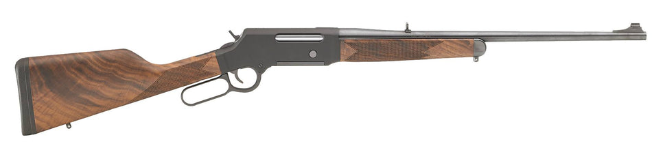Henry H014S243 Long Ranger Full Size 243 Win 4+1 20" Blued Steel Barrel, Black Hard Coat Anodized Steel Receiver, American Walnut Stock Right Hand