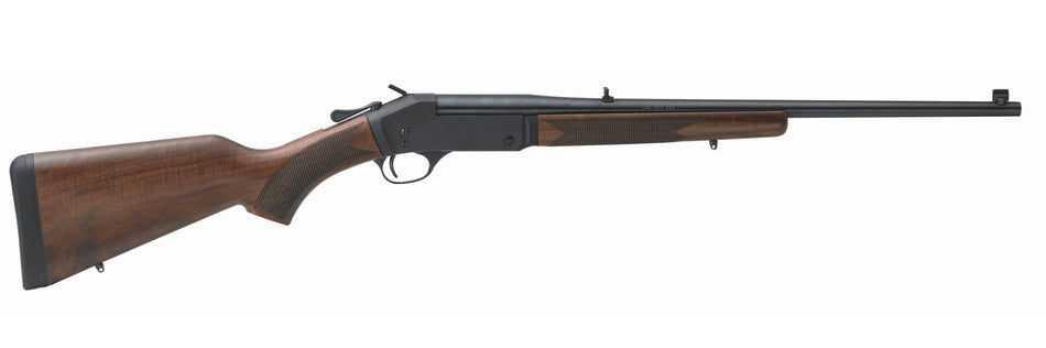 Henry H015223 Single Shot 223 Rem Caliber with 1rd Capacity, 22" Barrel, Overall Blued Metal Finish & American Walnut Stock, Right Hand (Full Size)