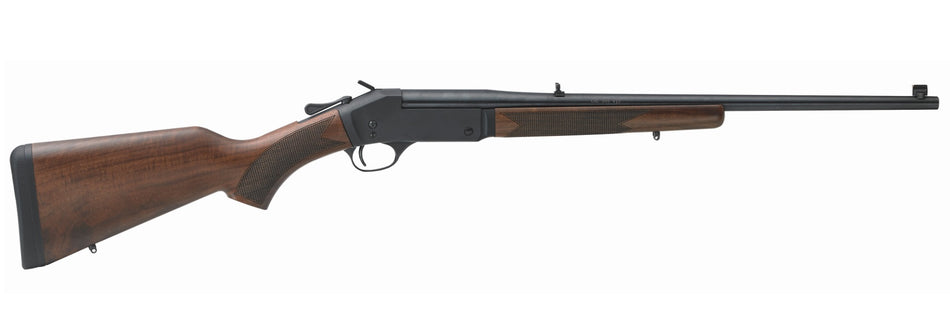 Henry H015360BH Single Shot Full Size 360 Buckhammer 1rd 22" Blued Single Shot Barrel, Blued Drilled & Tapped Stainless Steel Receiver, American Walnut Stock, Right Hand