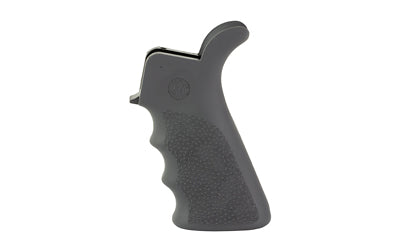 Hogue Beavertail Overmolded Grip with Finger Grooves for AR Pattern Rifles, Slate Gray Cobblestone Finish