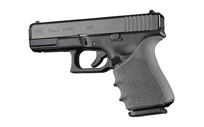 Hogue HandAll Beavertail Pistol Sleeve for Mid-Size Glock Gen 1/2/5 (G19/G23/G32/G38), Slate Gray Cobblestone Rubber
