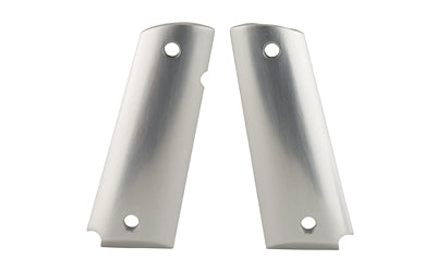 Hogue 1911 Government Aluminum Grip Panels, Precision Machined, Clear Gloss Anodized Finish 45165