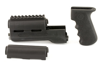 Hogue Rubber OverMolded Forend and Grip Kit, Fits AK-47/AK-74 Variants, Black 74008