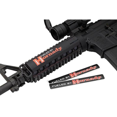 Hornady "Fueled By Hornady" 2-Piece Picatinny Rail Cover Set with Stickers