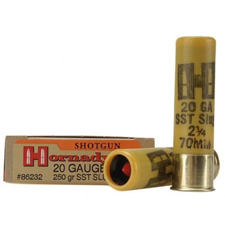 Hornady 86232 SST Hunting 20 Gauge 2-3/4 250 #Sabot Slug 1800 fps