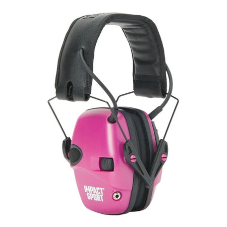 Howard Leight by Honeywell Impact Sport Classic Earmuff Berry Pink Small 22dB NRR