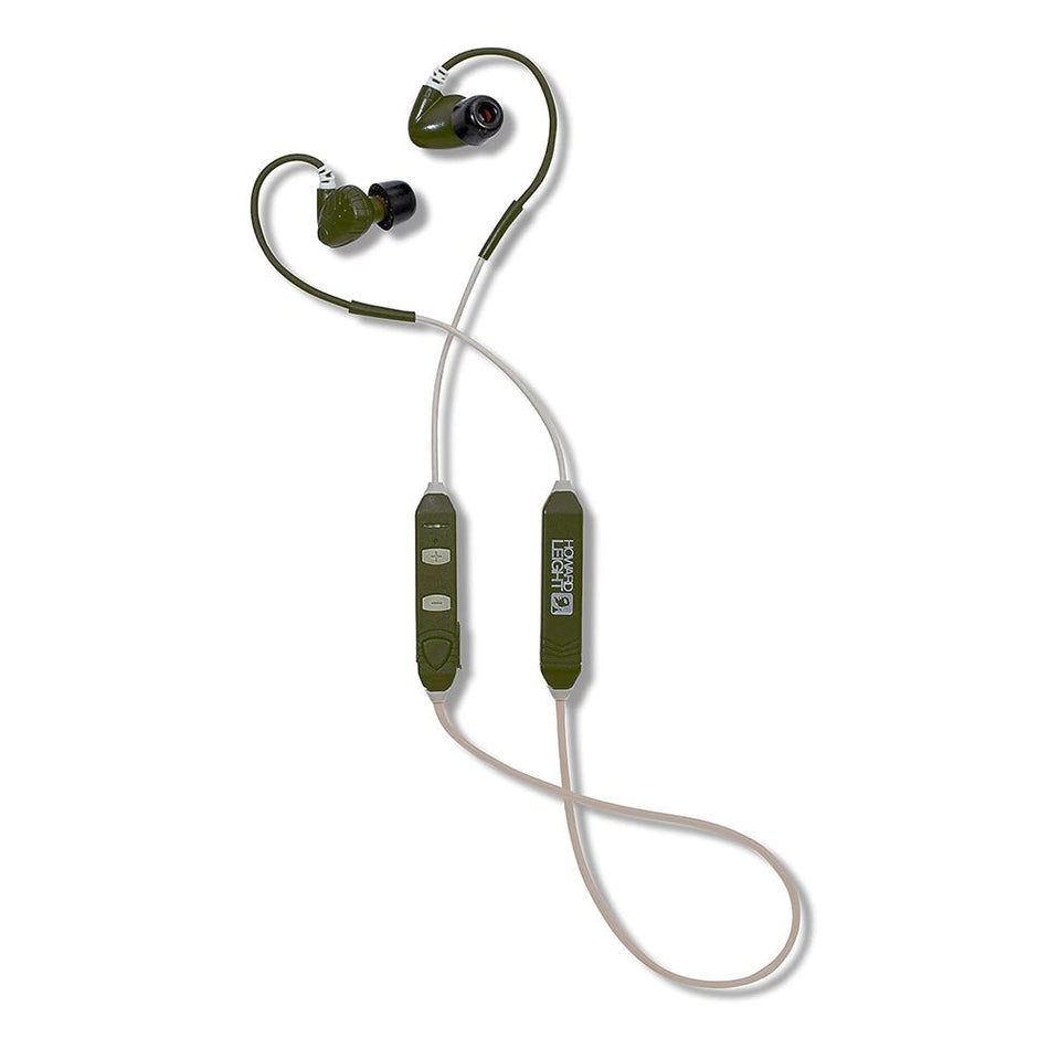 Howard Leight Impact In-Ear Digital Hear-Through Earbuds 29dB OD Green
