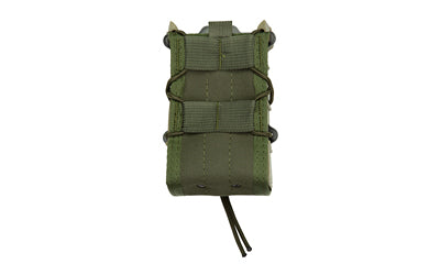 High Speed Gear X2R TACO Double Rifle Mag Carrier, OD Green, MOLLE Compatible, Polymer Divider, Silent Deployment 112R00OD