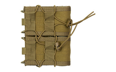 HSGI Duty Double Rifle TACO Mag Pouch, Holds Two Rifle Magazines, MOLLE Compatible, Coyote Brown
