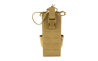 HSGI Gen 2 TACO Large Radio Pouch, Fits PRC-148/152/163 and MPU5, MOLLE/Belt, Coyote Brown 24RD02CB