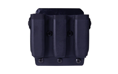 HSGI Uniform Line Kydex Triple Pistol Magazine Carrier, Size 1, MOLLE or Belt, Black