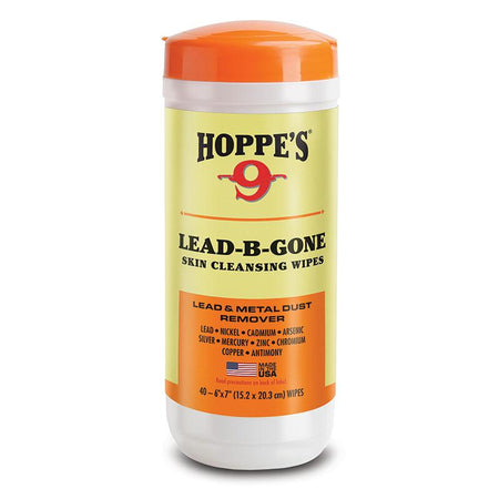 Hoppes Lead-B-Gone 40-Count Disposable Cleansing Wipes with Aloe