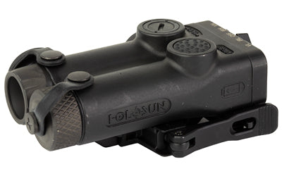 Holosun LE221-GR-IR Titanium Green/IR Laser Module, Coaxial Mounting, Picatinny Quick Release, Remote Switch Included, Black Finish