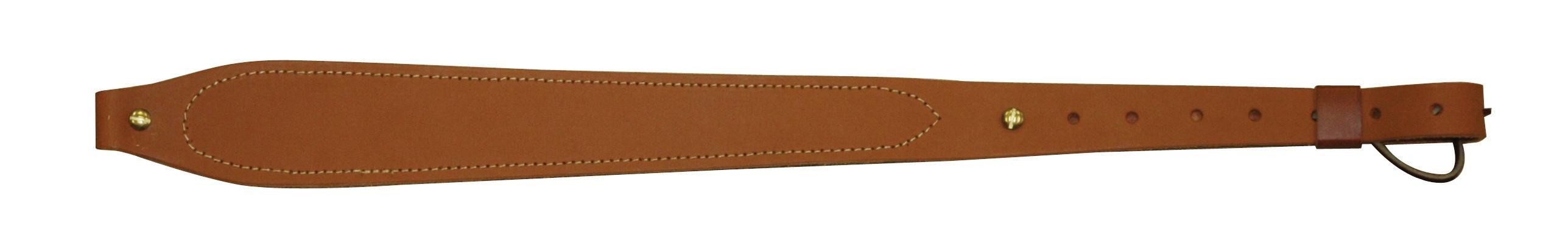 Hunter Genuine Water Buffalo Leather Rifle Sling Chestnut Tan