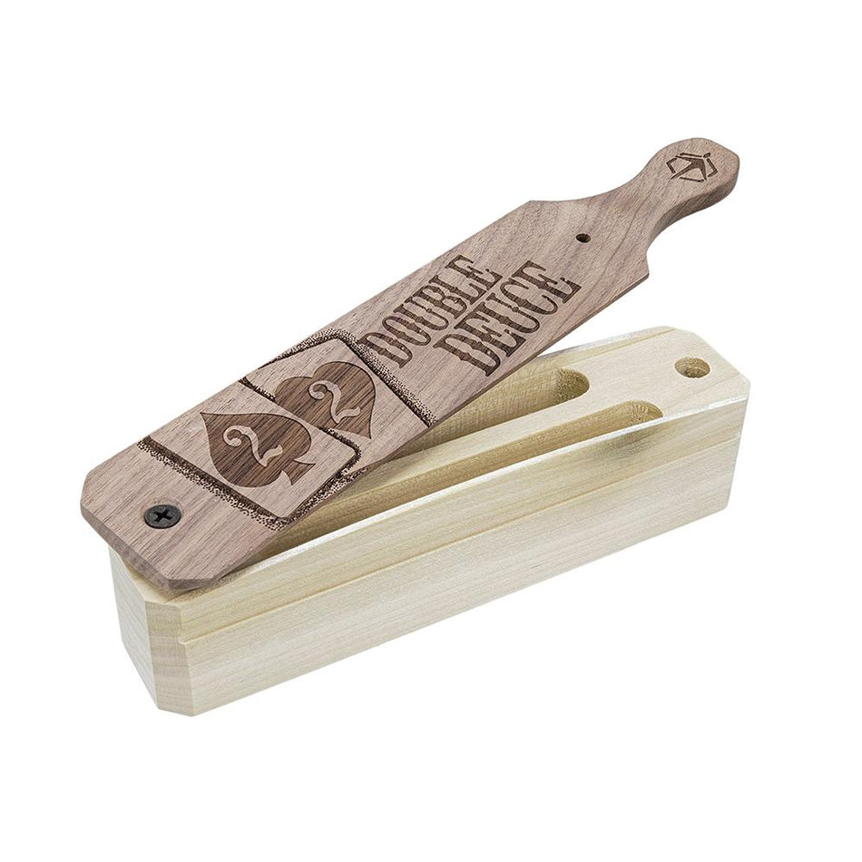 HS Strut Double Deuce Box Call for Turkey Hunting Dual Trough Design
