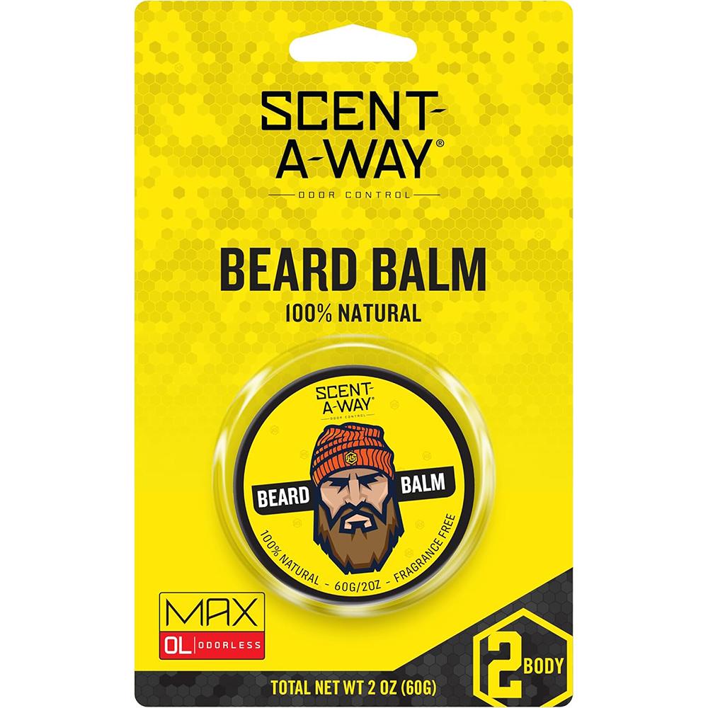 Scent-A-Way 2oz Odor-Controlling Beard Balm for Field Use