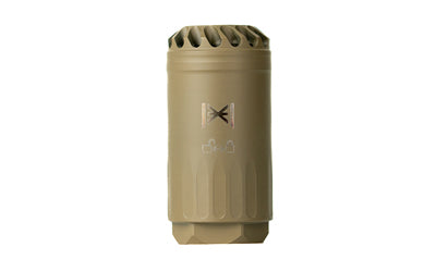 HUXWRX Safety Co 2653 Blasphemy Blast Diverter FDE Stainless Steel Compatible with HX-QD Muzzle Devices