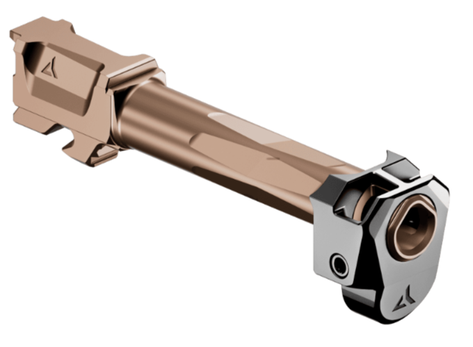 Radian Weapons Ramjet Afterburner 9mm Barrel Combo Glock 19 Gen5 Bronze Stainless Steel