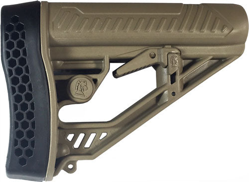 Adaptive Tactical AR-15 M4 Polymer Stock FDE - Integrated Sling Swivel Attachment