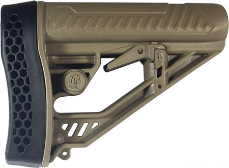 Adaptive Tactical AR-15 M4 Polymer Stock FDE - Integrated Sling Swivel Attachment
