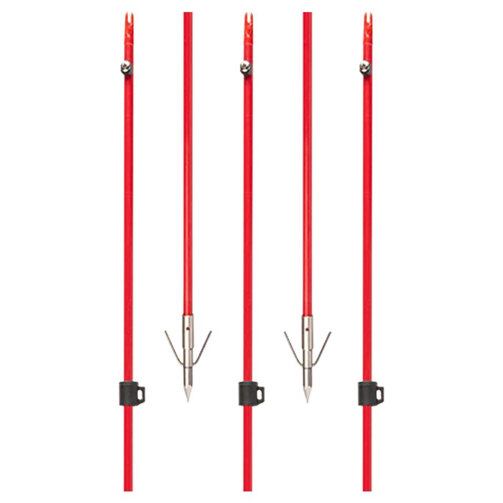Cajun Bowfishing Fiberglass and Carbon Arrow with Piranha XT Reversible Point