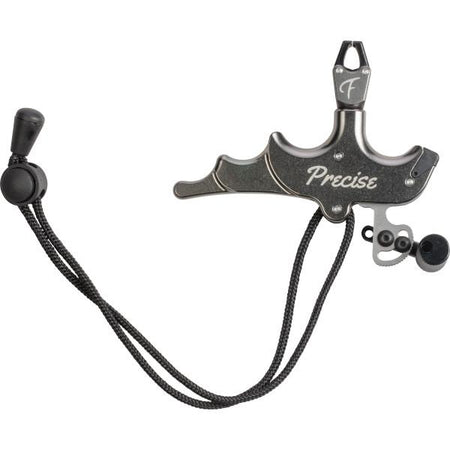 Fletcher Precise T Handle Release - Pewter 4-Finger Archery Aid