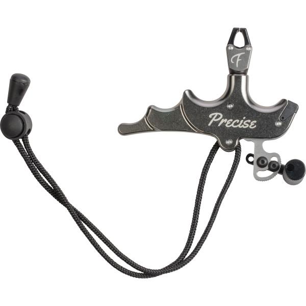 Fletcher Precise T Handle Release - Pewter 4-Finger Archery Aid