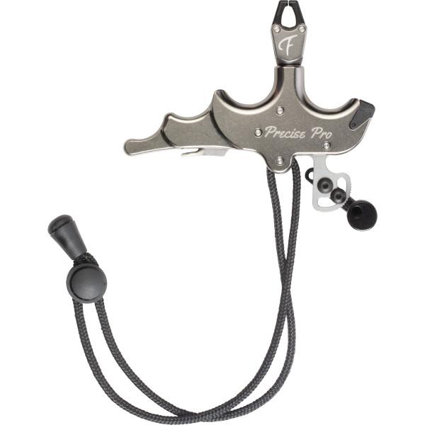 Fletcher Precise Pro T Handle Archery Release Adjustable Thumb Trigger Pewter