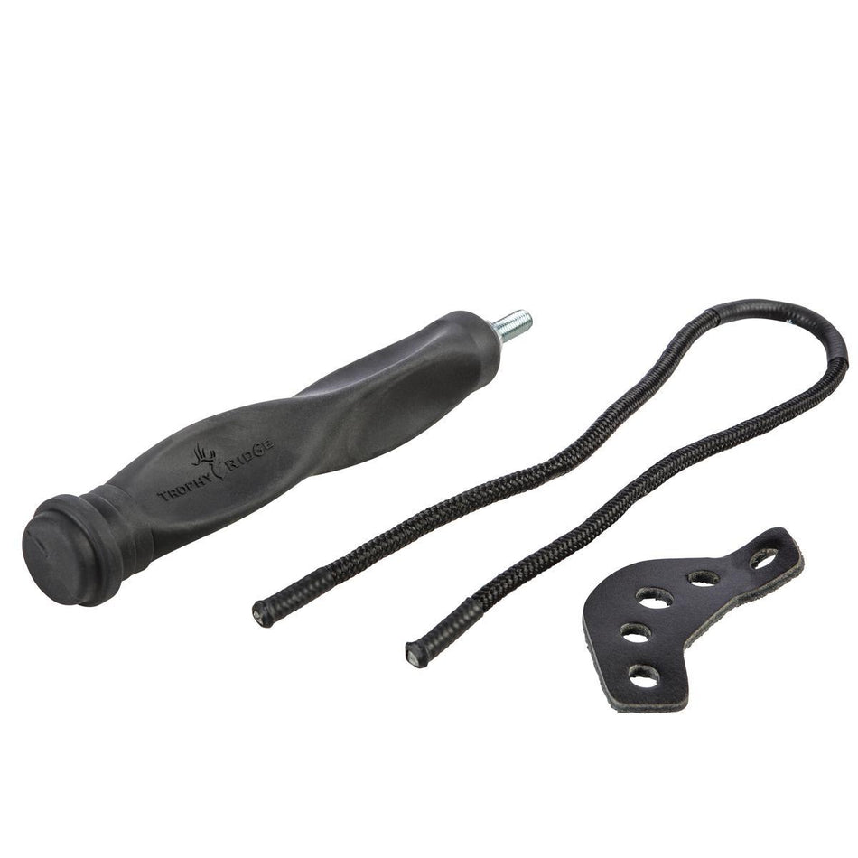 Trophy Ridge Blitz Bow Stabilizer 6 Inch with Leather Mount Black