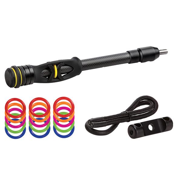 Trophy Ridge Hitman Archery Stabilizer 8 Inch Black Quick Disconnect